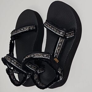 Teva Velcro Strap Platform Outdoor Sandals Size 7